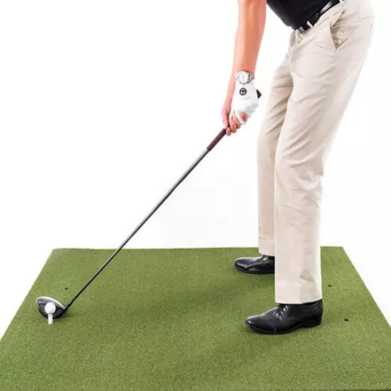 3' x 5' Padded Golf Hitting Mat Backyard Practice Golf Mat With Foam