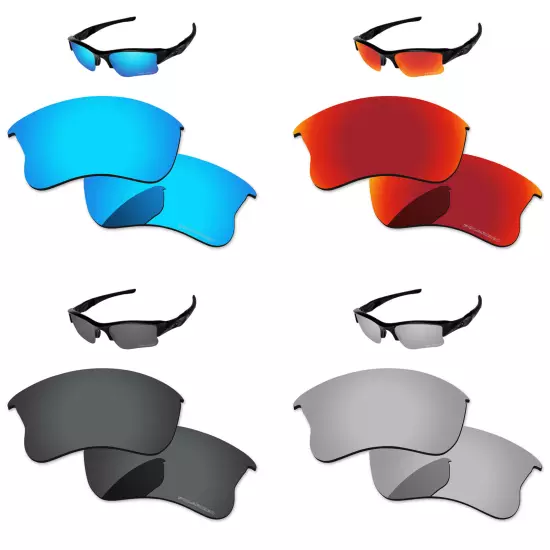 Lensology Polarized Replacement Lenses For-Oakley Flak Jacket XLJ Multi-Options