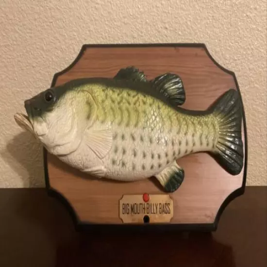 Billy Bass Big Mouth Singing Fish Gemmy 1999 Tested Works Read Description