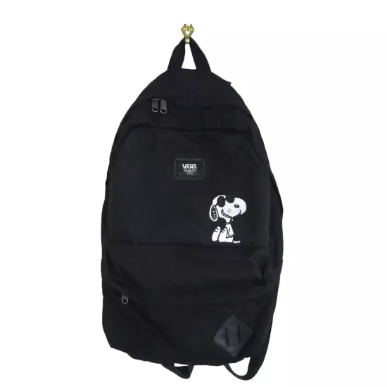 VANS x Peanuts Black Backpack Joe Cool 2017 Sk8 Old Skool Snoopy & Woodstock