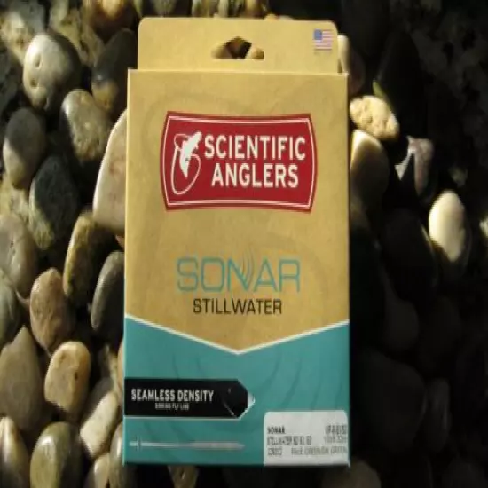 SA Sonar Stillwater Seamless Density Fly Line, WF-8-S1/S3, Pale/Dark Grn, NIB!