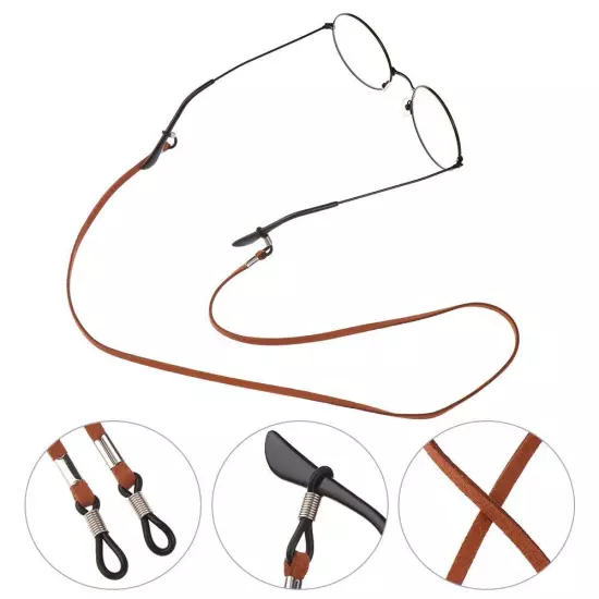 Strap Leather Reading Glasses Chain Cord Holder Glasses Necklace Sunglass Strap