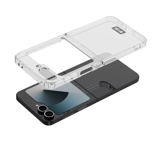 For Samsung Galaxy Z Flip 6 Case | SYB Clear Series Gel Cover + Screen Protector