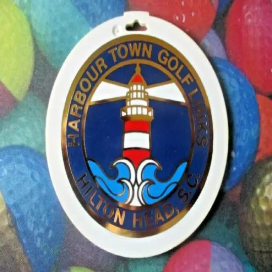 vtg - PGA Golf Bag Tag - HARBOUR TOWN GOLF LINKS - Hilton Head SC - John Farrell