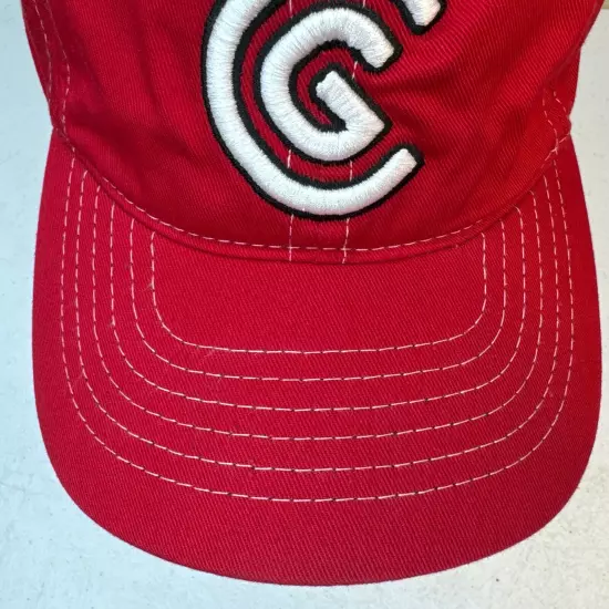 Cleveland Golf Strapback Hat Cap Red/White Logo One Size