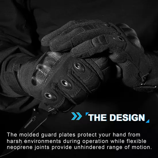 Tactical Gloves for Men Touchscreen Airsoft Paintball Motorcycle Gloves