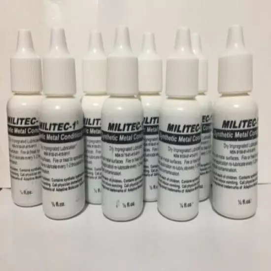 "MILITEC-1" | SYNTHETIC LUBRICANT | 8 Pack (1/2 fl oz each bottle)