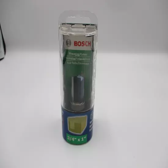 Bosch 3/4"x 1" Carbide Tipped 2 Flute Straight Trim Bit