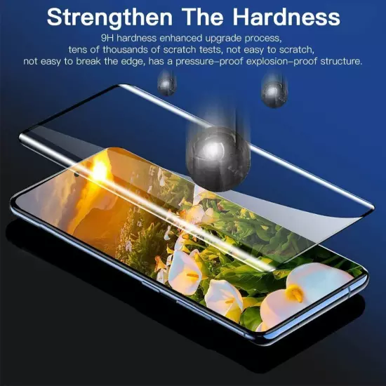 2 PACK - For Samsung Galaxy S21 ULTRA Tempered Glass Screen Protector Clear