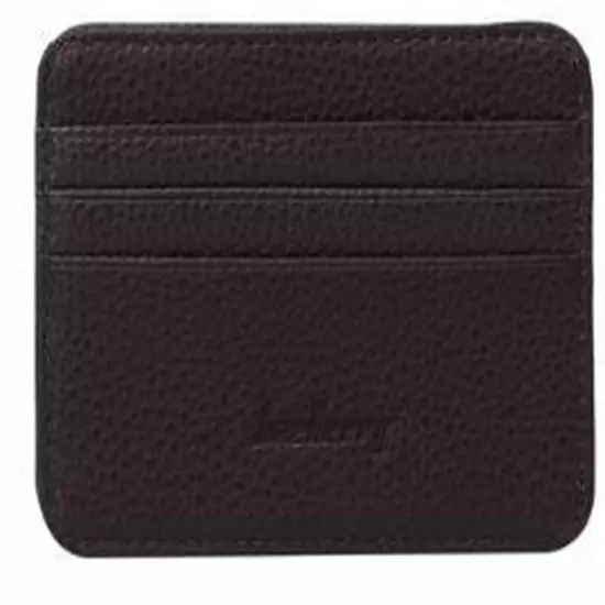 Leather Slim Minimalist Wallet for Men Women RFID Thin Credit Card Holder Wallet