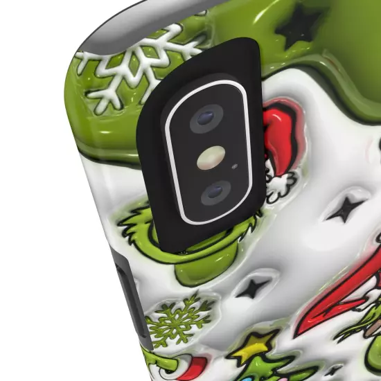 Grinch Tough Phone Cases Samsung S20 S21 S22 S23 Iphone 15 14 13 12 11