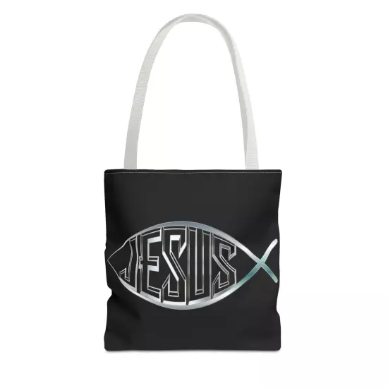 Tote Bag (AOP) - Jesus Fish