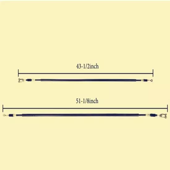 Yamaha Brake Cable Set Fits on Yamaha G8,G14,G16,G19,G22 Gas and Electric