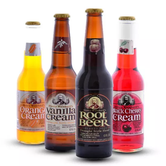 Henry Weinhard's Root Beer 16 Pack Premium Craft Soda