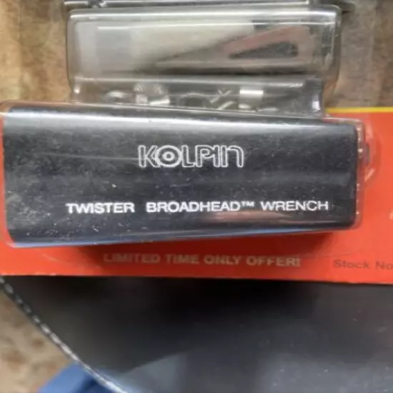 Kolpin Twister Broadhead-120 Gr. 6 Broad heads -4 Blade-plus Broadheads Wrench