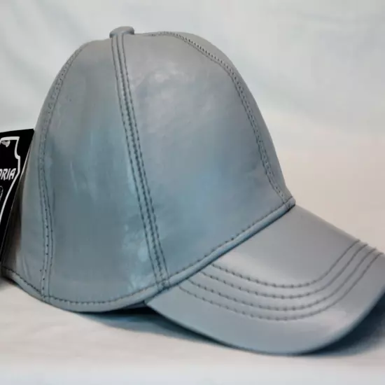 New 100% Real Genuine Lambskin Leather Baseball Cap Hat Sports Visor 40 COLORS