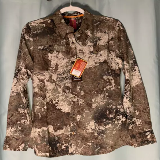 SHE Outdoor TrueTimber Camo-Woven Long Sleeve Shirt Strata Element II Medium (M)