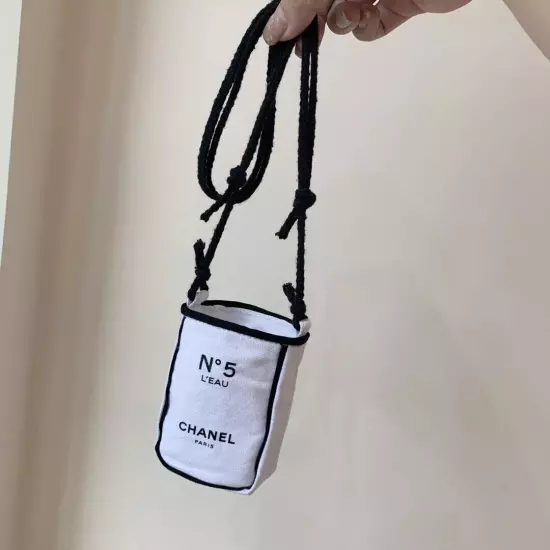 Chanel Belle No. 5 L 'eau Canvas Mini bag is available with a white canvas bag