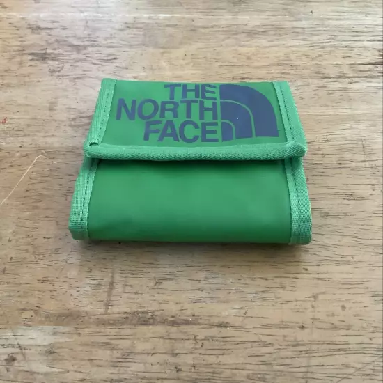 The North Face Green Base Camp Tri-Fold Wallet