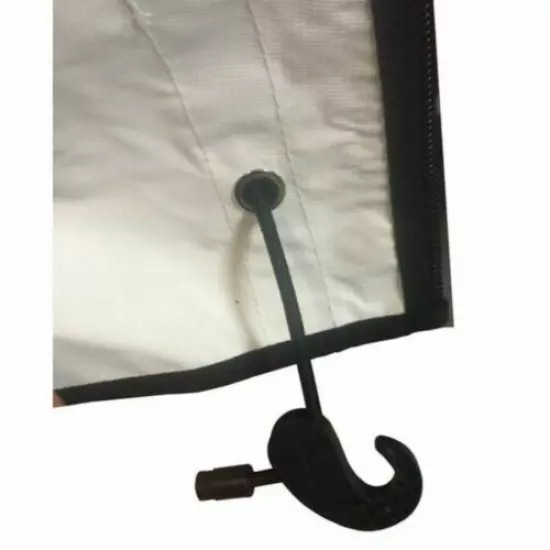 NEW Doorworks Golf Over The Top Cart Cover Portable 4-Sided - Black