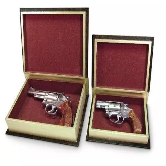 Gun Safe Handgun Pistol Concealed Book Hide A Gun 2 Pack Hidden Security Safes