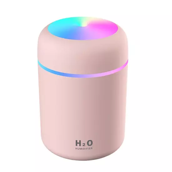 300Ml Mini Air Humidifier Ultrasonic Aroma Essential Oil Diffuser Auto Shut-Off 