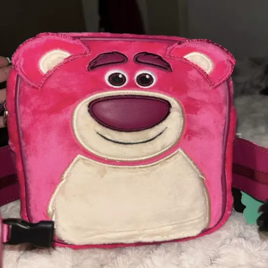 Loungefly Disney Pixar Toy Story Lotso Plush Crossbuddies Crossbody Bag(scented)