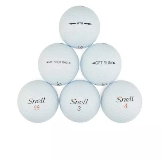 Snell, MTB, Black Assorted Good Quality Used AAA Recycled 3A Golf Balls 12/36/48