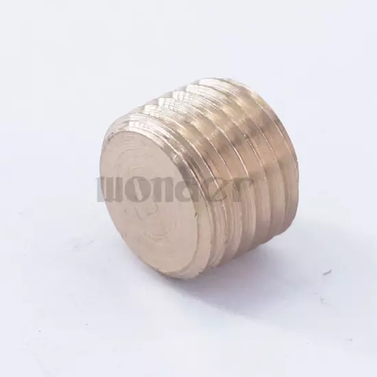 5pcs M14x1.5mm male Brass Countersunk Plug Socket Hex Head Pipe Fitting