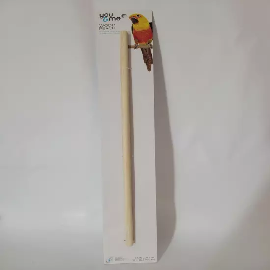 You & Me Bird Wood Perch 16.5in Long New