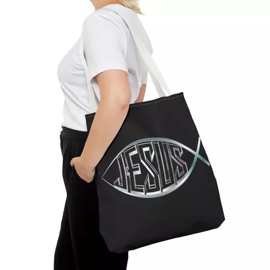 Tote Bag (AOP) - Jesus Fish