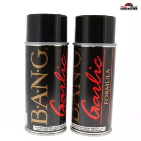 (2) Bass Assassin Bang Garlic Fish Attractant Aerosol, 5 oz. ~ Free Shipping 