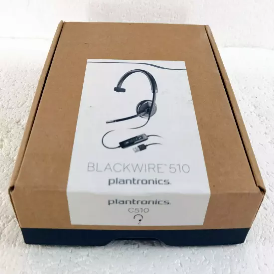 Plantronics Blackwire 510 USB Headset, On-Ear Mono Headset, Wired