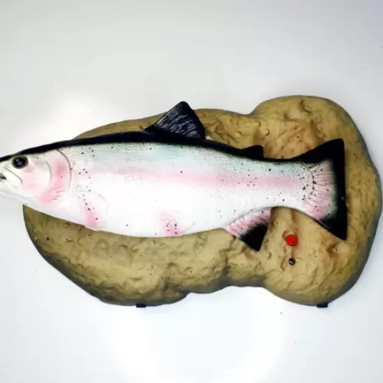 Vintage Travis the Trout Singing Talking Wall Fish by Gemmy Industries