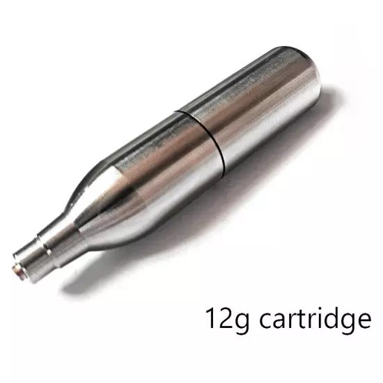 Recyclable 8g 12g Co2 Cartridge Stainless Steel Refillable Cylinder Capsule 