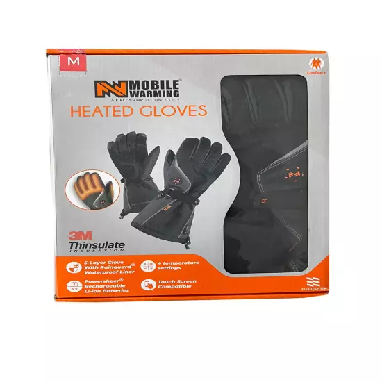 Field Sheer Heated Gloves Tech Gear Mobile Warming Technology Waterproof