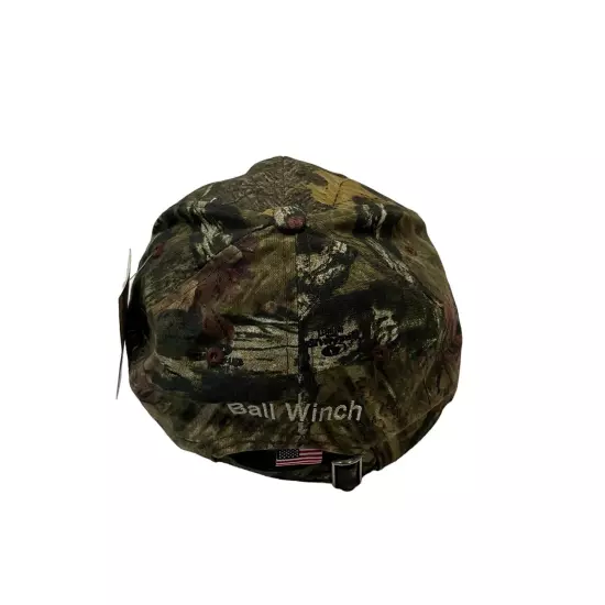 LB Foster Company Camo Hat Cap Mossy Oak Outdoor Cap New