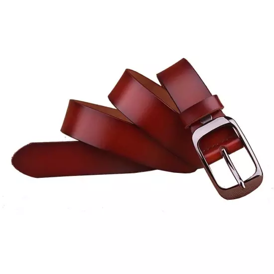 New Fashion Womens Belt 100% Genuine Leather Belt for Jeans Vintage Girl Belt 