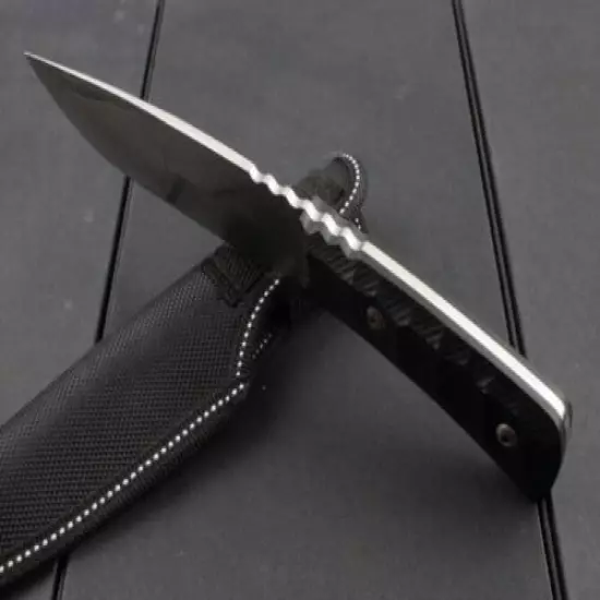 TOP QUALITY SHARP FULL TANG CAMPING SURVIVAL BOWIE COMBAT RESCUE HUNTING KNIFE