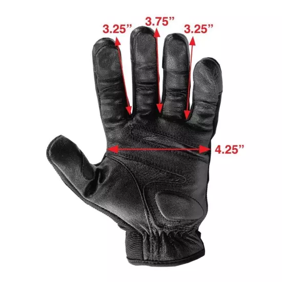 Police Force Tactical full-finger gloves XL