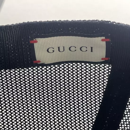 Gucci Kingsnake GG Supreme Monogram Trucker Hat