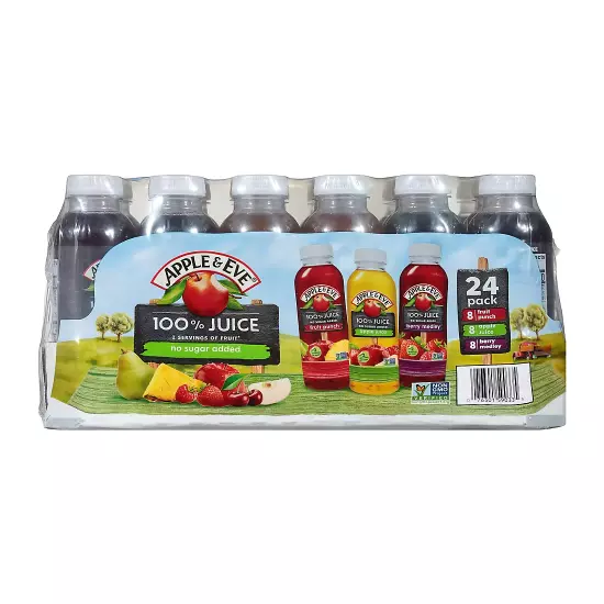 Apple & Eve 100% Fruit Juice Variety Pack, 24-Pk (NO SHIP TO CA)