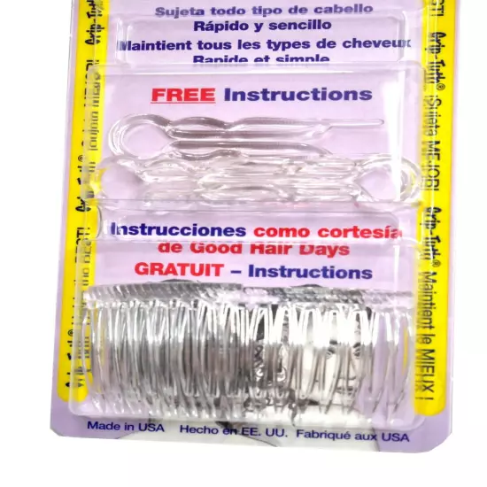 The Original Grip-Tuth® Good Hair Days Tuck Side Combs Made in USA Mix&Match