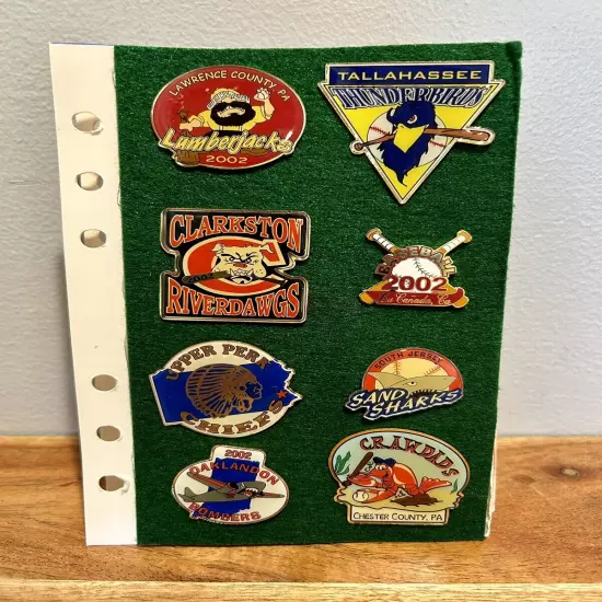 Lot of 43 Rare Little League World Series Cooperstown Baseball Trading Pins 2002