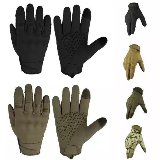 Military Tactical Full Finger Cycling Hunting Gloves Touch Screen Gear Gloves