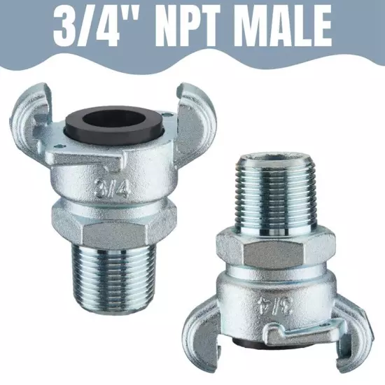 4Sets NPT Air Hose Fitting 2 Lug Universal Coupling Chicago Fitting for4515