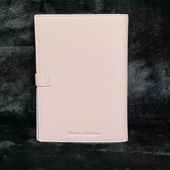 Katie Loxton Pink Leather Passport & Documents & Luggage Tag NEW 9"x 5"