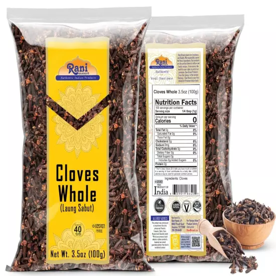 Rani Cloves Whole (Laung) 3.5oz (100g)