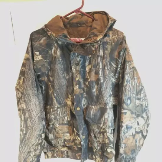 Columbia Hunting Omni Tech Mossy Oak Break Up Jacket Size Small Shell only