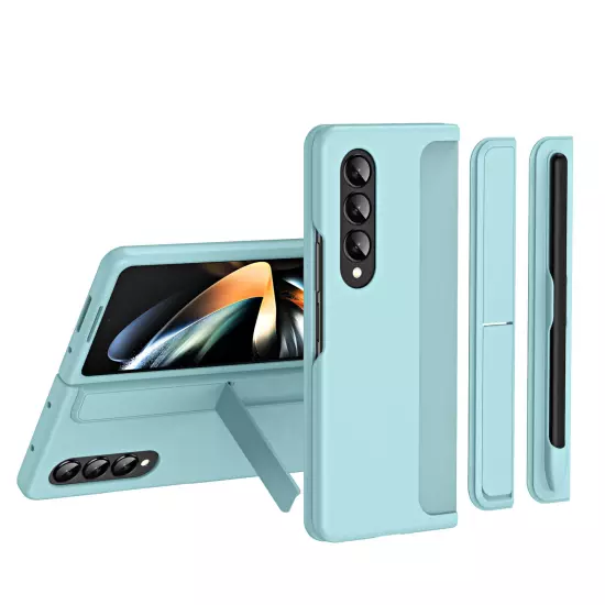 For Samsung Galaxy Z Fold 5 Fold 4/3 Rugged Bracket Stand Holder Case with S Pen